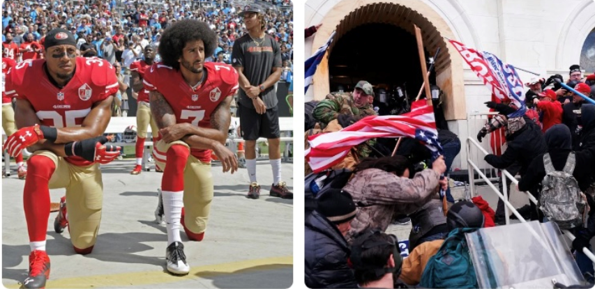 Are You a Racist? Colin Kaepernick v. Capitol Attack